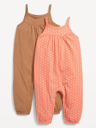 Sleeveless Jersey-Knit Jumpsuit 2-Pack for Baby | Old Navy (US)