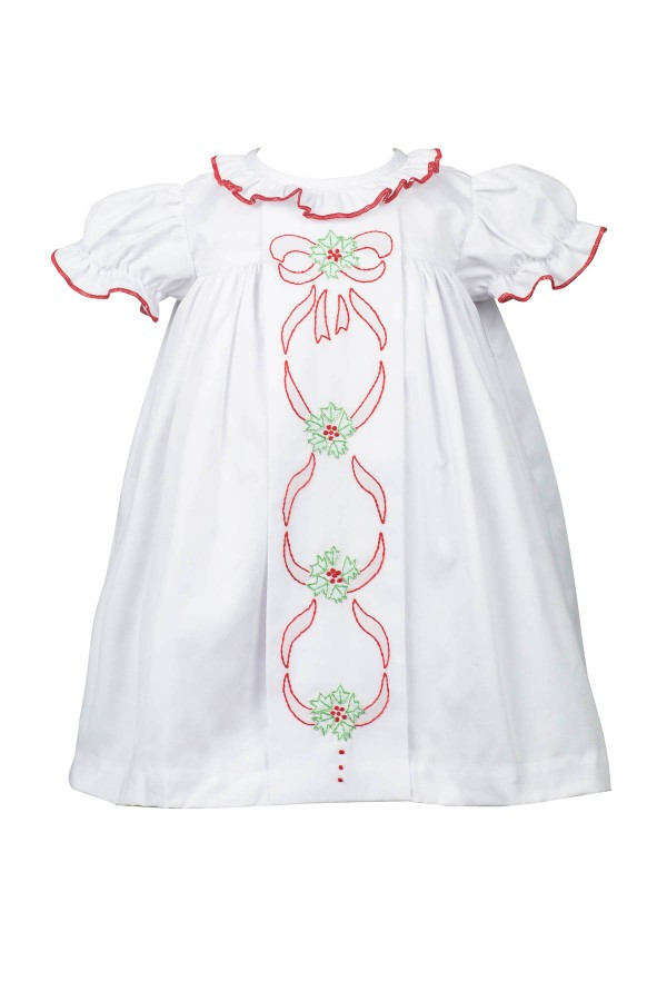 Noel White Christmas Dress | The Frilly Frog