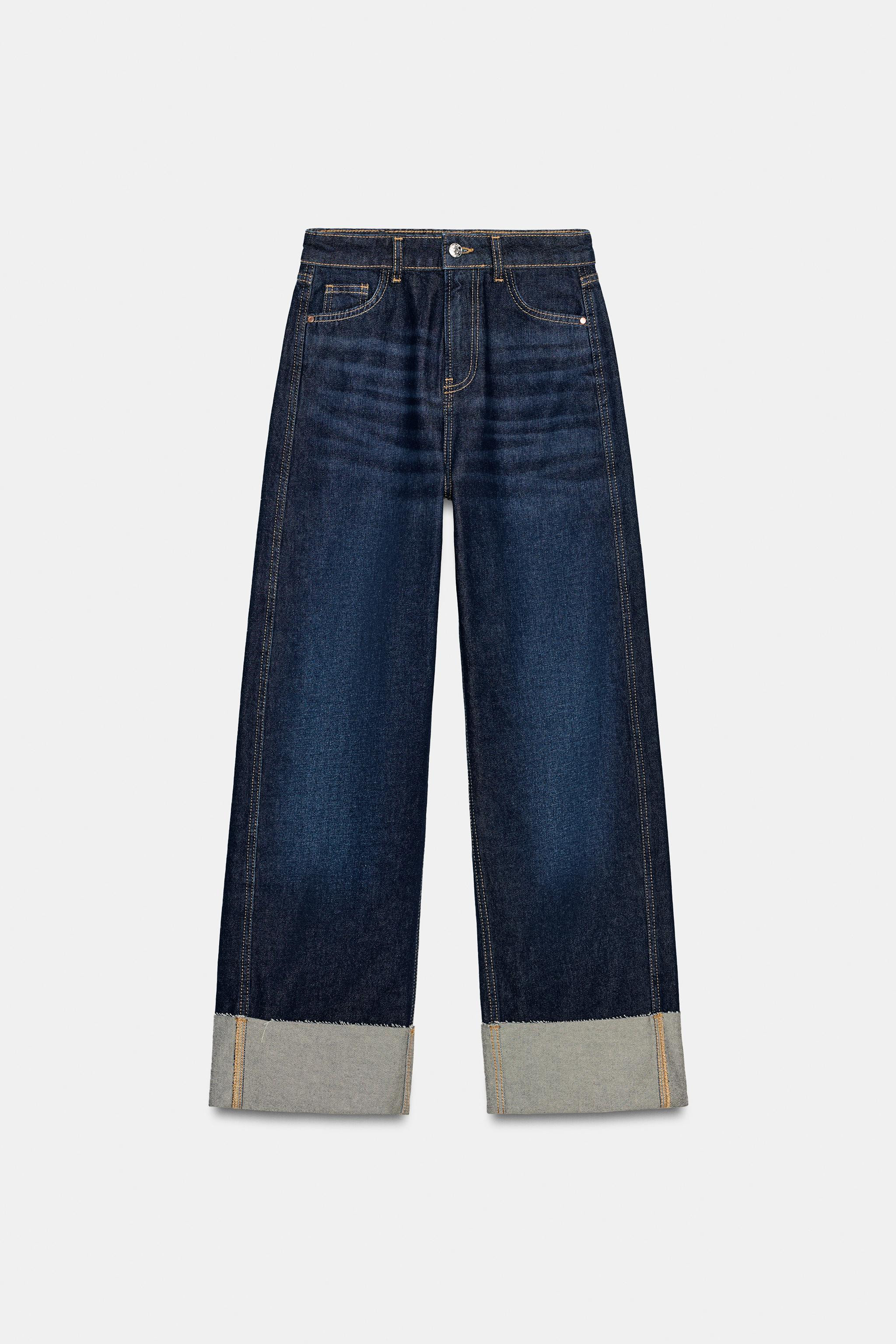 Z1975 MID-RISE BARREL HEM JEANS | Zara Canada