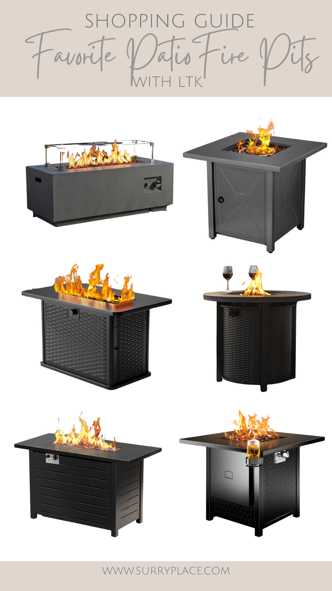 Favorite Patio Fire Pits 

 #LTKSeasonal #LTKHome