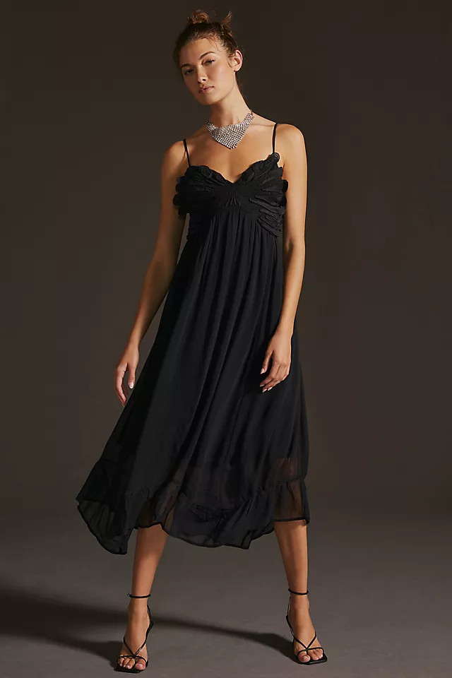 By Anthropologie Butterfly Midi Dress | Anthropologie (US)