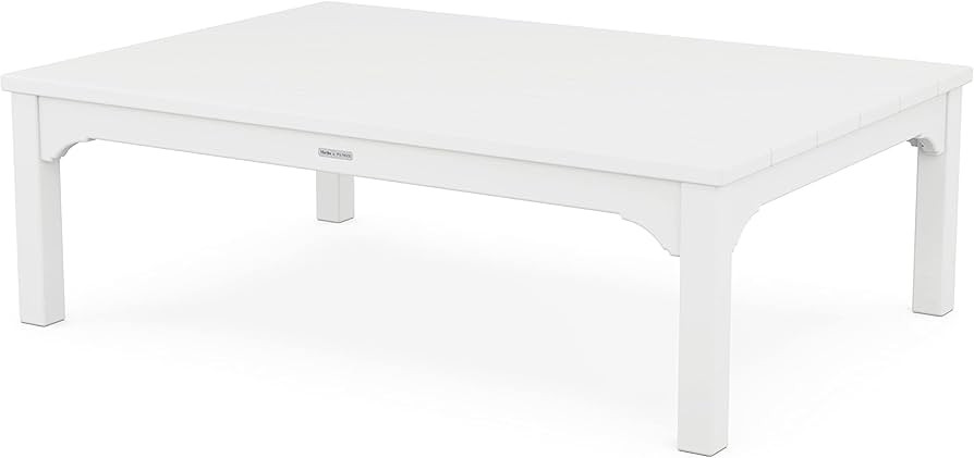 Martha Stewart by POLYWOOD® Chinoiserie Coffee Table in White | Amazon (US)
