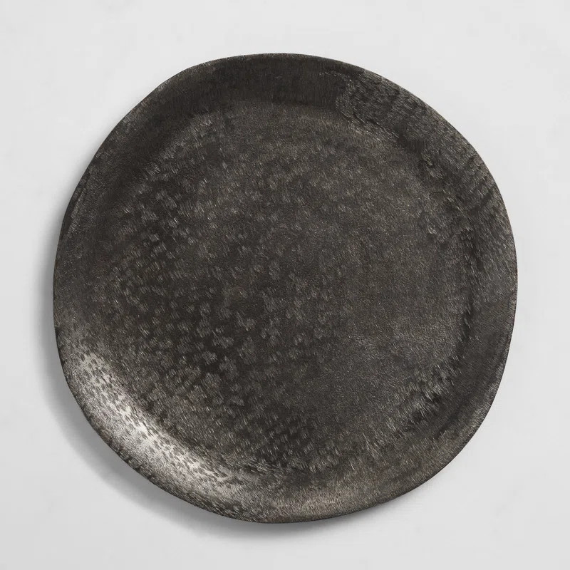 Zadia Brushed Metal Charger Plate (Set of 4) | Birch Lane