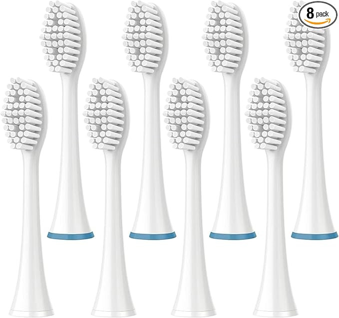 Replacement Toothbrush Heads – 8 Pack Electric Brush Heads Compatible with Dazzlepro Elements, ... | Amazon (US)