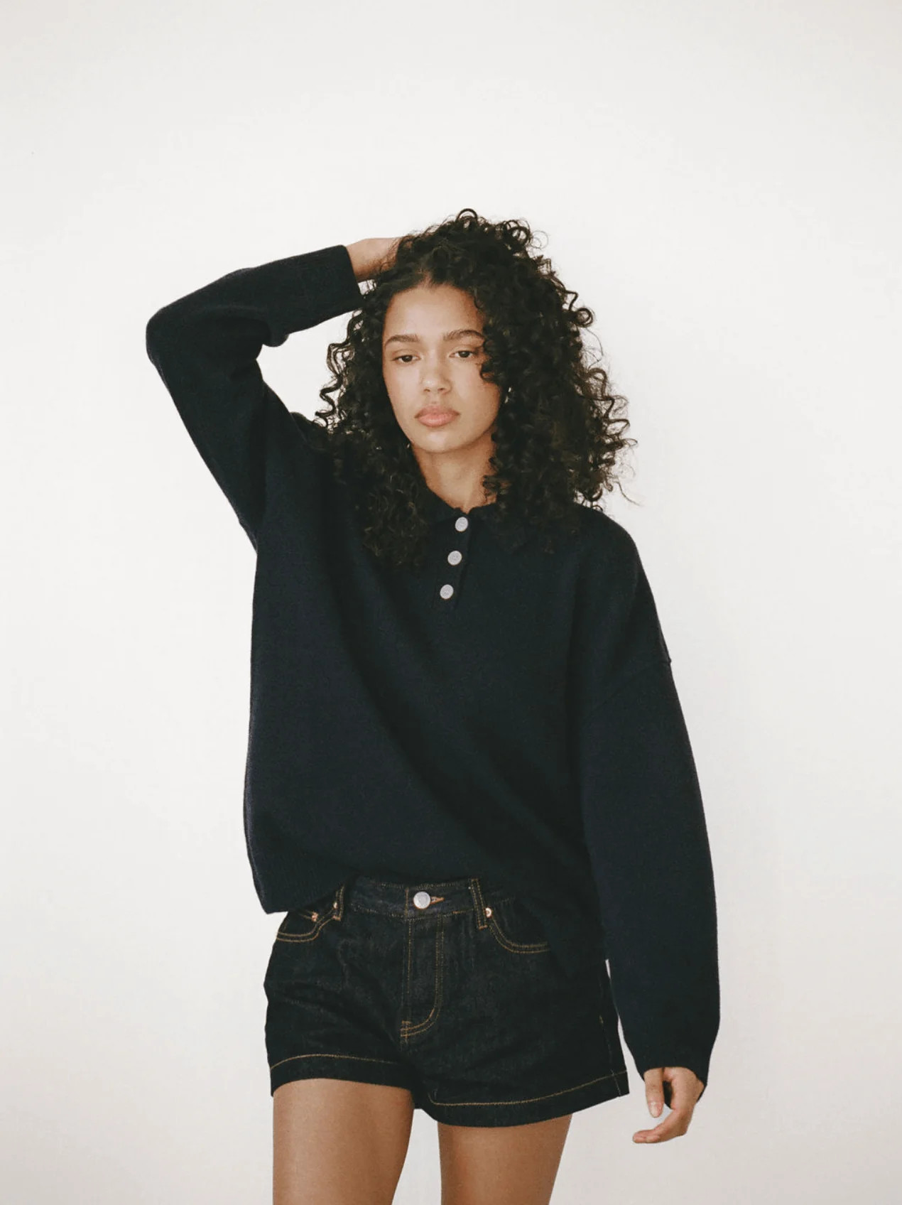 Denim Mini Shorts | Parke