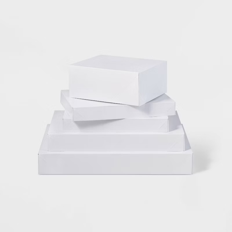 5ct Assorted Gift Box White - Wondershop™ | Target