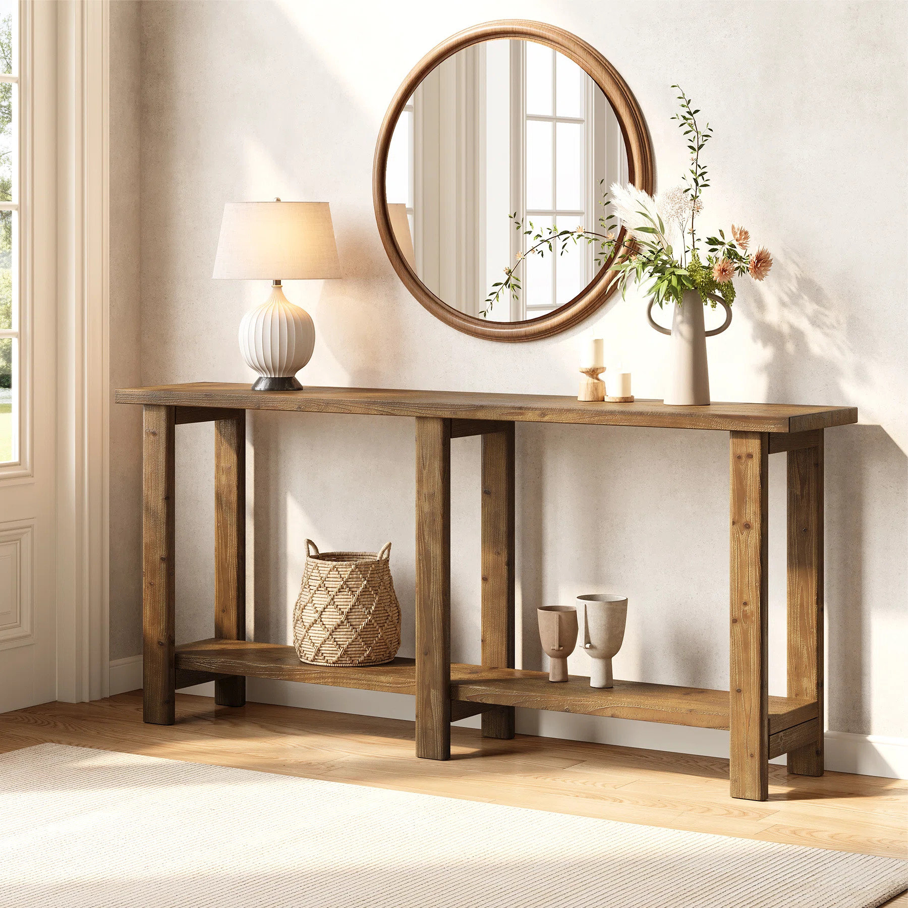 70.86" Solid Wood Console Table | Wayfair North America
