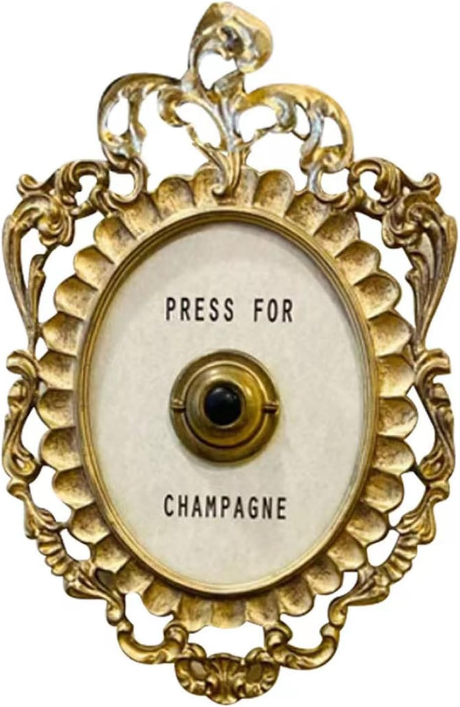 Press for Champagne Button, Ring Mini Press for Champagne Button, Press for Champagne Door Ring Bell, Champagne Themed Decor Wall Plaque Ornament Gift for Party Christmas Home Bedroom Hotel | Amazon (US)