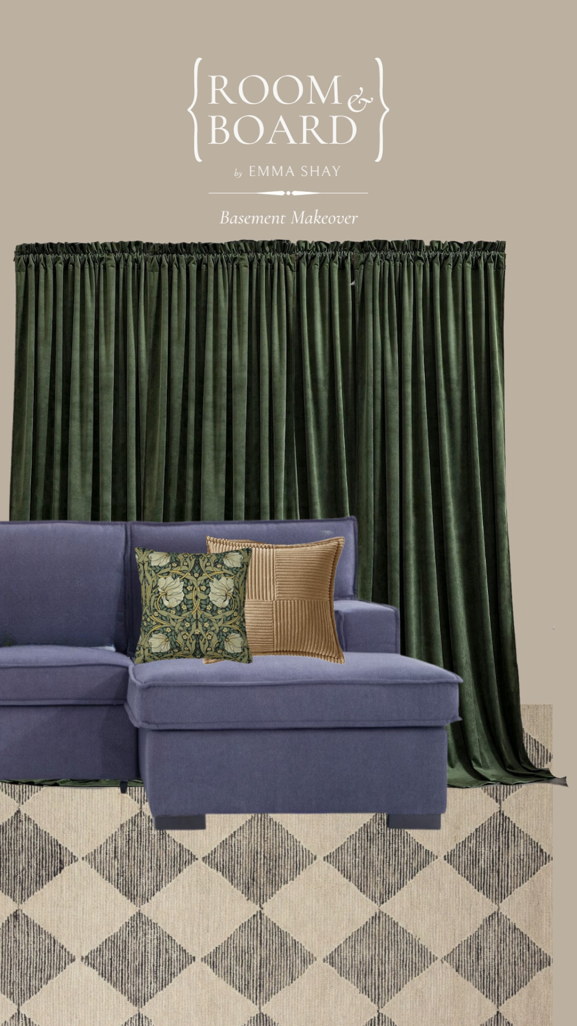 Room and board: basement makeover edition 