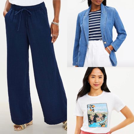 .40% off with code SUMMER 
Summer outfit for casual office or weekend getaway. 

I wear a L in the pacts and tee and a 14 in the blazer

#LTKsalealert #LTKunder100 #LTKworkwear