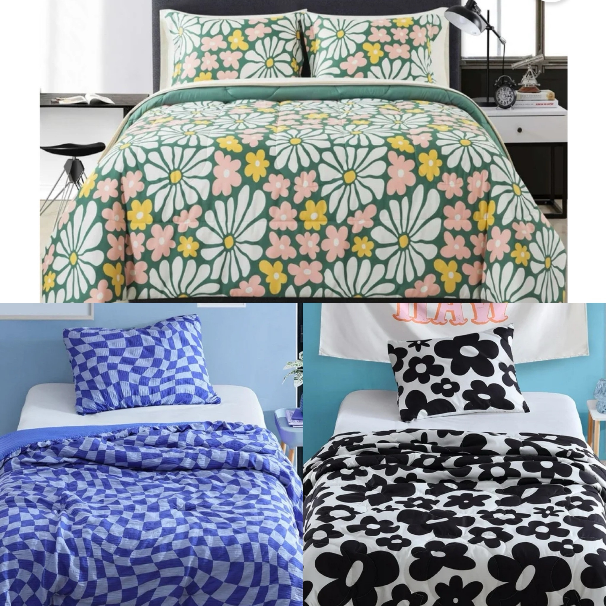 Dorm bedding @walmart @style @dorm #bedding #dorm #style 

#LTKFindsUnder50 #LTKBacktoSchool #LTKStyleTip
