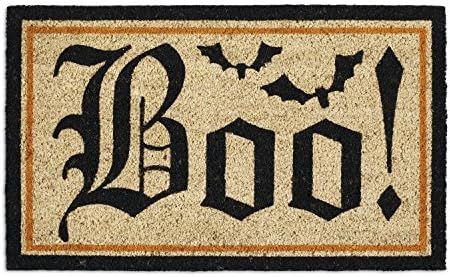 DII Natural Coir Fiber Outdoor Doormat, Decorative Halloween, Pet Friendly Mat, 17x29, Boo | Amazon (US)