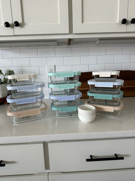 So excited about these glass food storage containers! Love the colors and that we will lower our plastic use. 

#LTKstyletip #LTKfindsunder50 #LTKhome