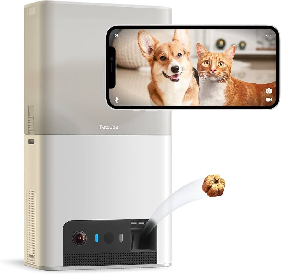 Petcube Bites 2 Lite Interactive WiFi Pet Monitoring Camera with Phone App and Treat Dispenser, 1... | Amazon (US)