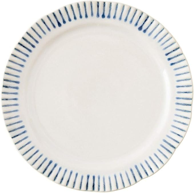 Juliska Sitio Stripe Indigo Dessert/Salad Plate | Amazon (US)