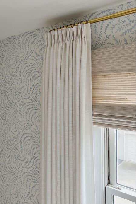 Curtain details:
Liz polyester linen
Ivory white
Triple pleated header
Room darkening liner 140GSM
Memory trained
My curtain measurements 92”L x 75”W

Use code: MICHELLE10 for 10% off!

Curtains, window treatments, home decor, drapery, pinch pleat curtains, pinch pleat drapery, Amazon curtains, window coverings

#LTKSeasonal #LTKhome #LTKSpringSale