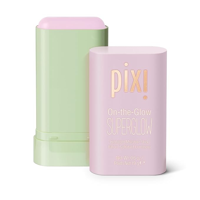 Pixi On-the-Glow SuperGlow | Shade PetalDew | Hydrating Highlighter Stick with Ginseng, Aloe Vera... | Amazon (US)