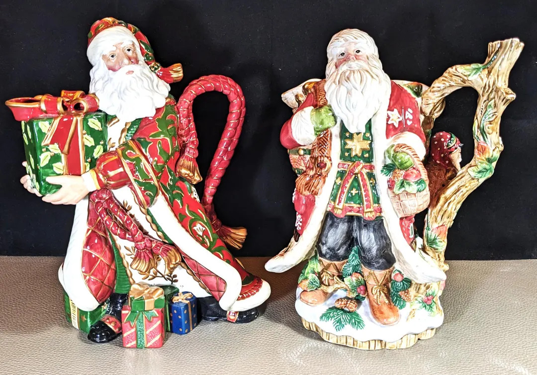 Fitz Floyd Santas 2003, 2004 Christmas, 12 Tall - Etsy | Etsy (US)