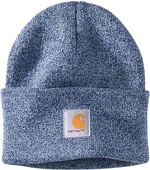 Carhartt Men's A18 Acrylic Watch Cap - One Size Fits All - Scout Blue/Powder Blue Marl at Amazon ... | Amazon (US)