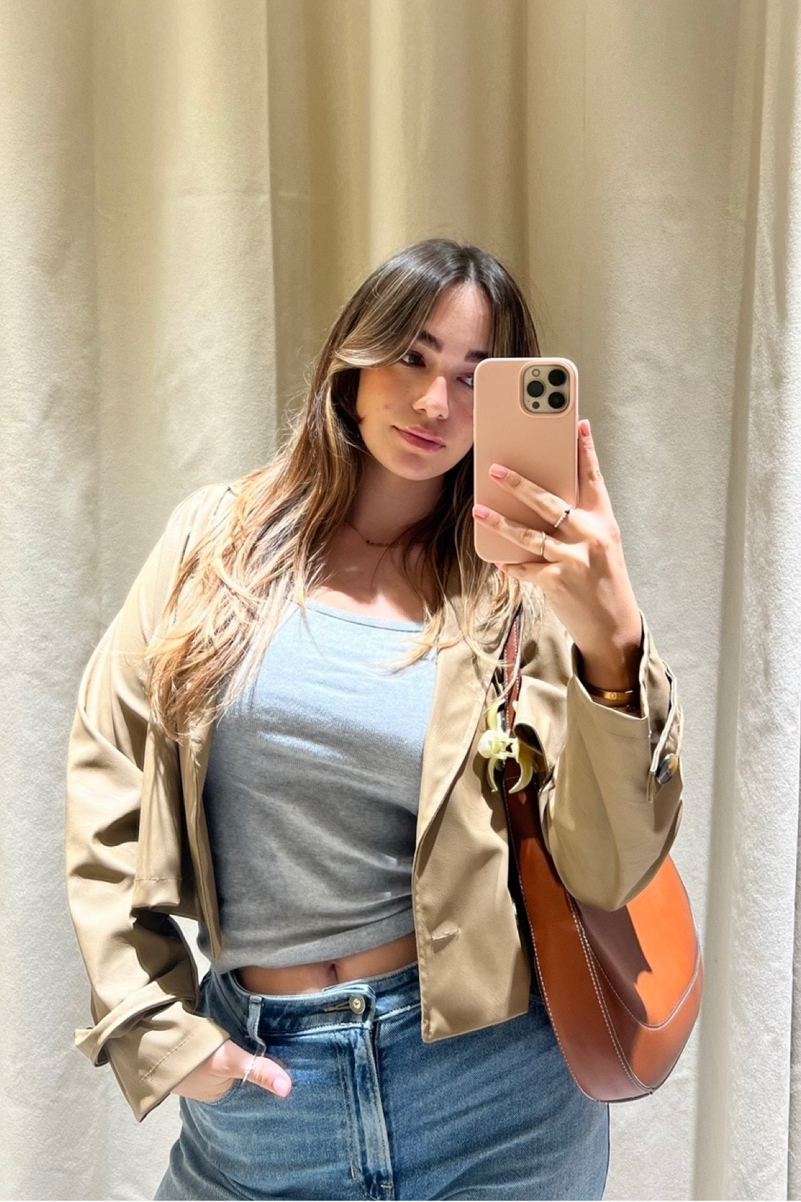 Boohoo, Brandy melville, Mango, Hollister, transitional outfit, transitional style, autumn outfit, autumn fashion, cropped trench coat, dad jeans, shoulder bag, trench coat, autumn outfit ideas, style inspiration 

#LTKstyletip #LTKeurope #LTKSeasonal