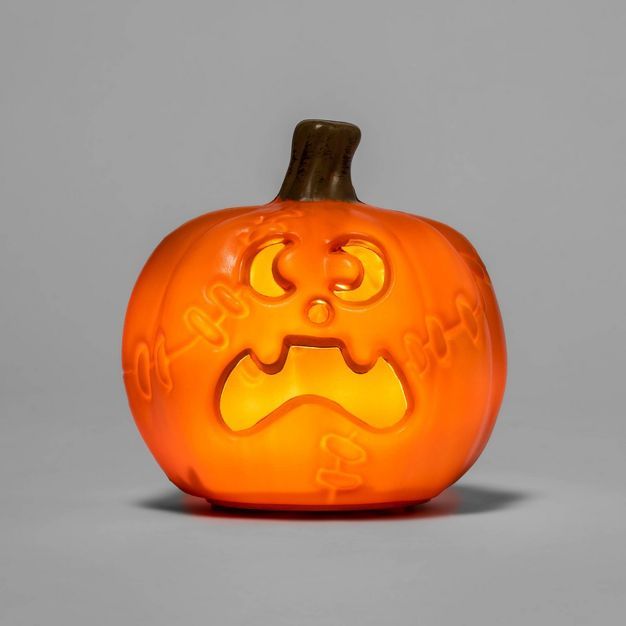 Light Up Zombie Stitches Pumpkin Halloween Decorative Prop - Hyde & EEK! Boutique™ | Target