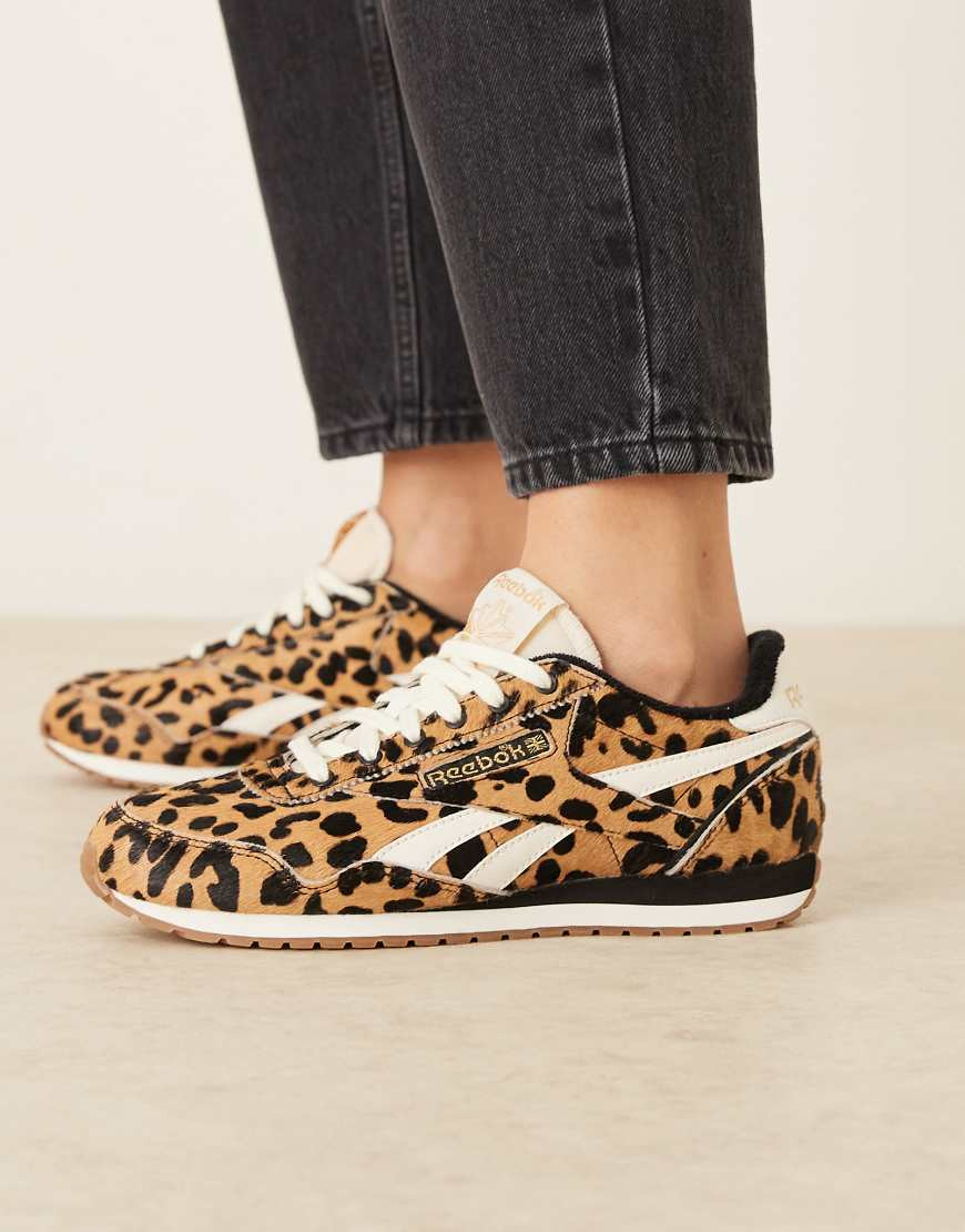 Reebok Classic sneakers in leopard-Multi | ASOS (Global)