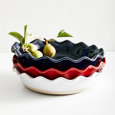 Emile Henry French Ceramic Ruffled Pie Dish | Williams-Sonoma