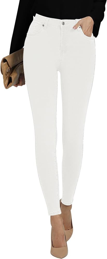 GRAPENT Skinny Jeans for Women High Waist Stretchy Classic High Rise Slimming Jeggings Denim Trou... | Amazon (US)