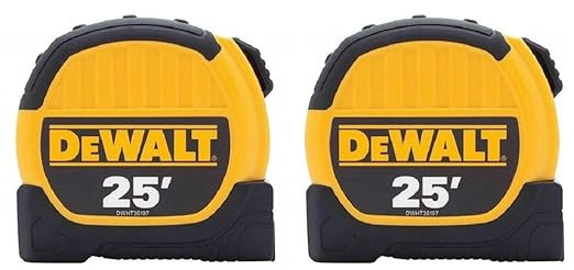 Dewalt Tape Measure 1-1/8 " X 25 ' Pack of 2 | Amazon (US)