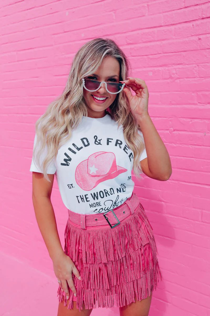 Wild & Free Cowboy Graphic Tee | Whiskey Darling Boutique