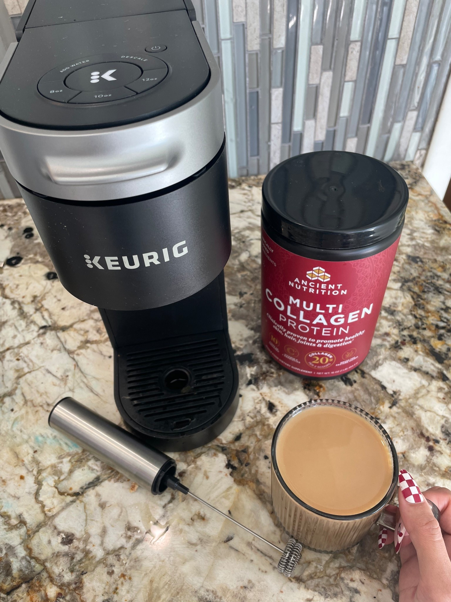 I’ve been loving Ancient Nutrition Multi Collagen Protein in my coffee. This unflavored collagen powder supports hair, skin, nails, and overall wellness. A great addition to my wellness routine. 

#LTKmorningroutine