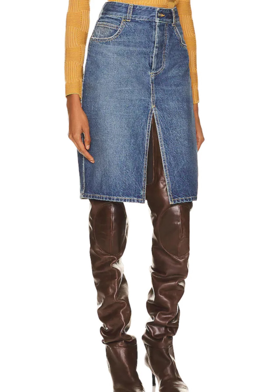 For the luxury lovers this denim skirt or stand the test of time

#LTKcurves #LTKeurope #LTKstyletip