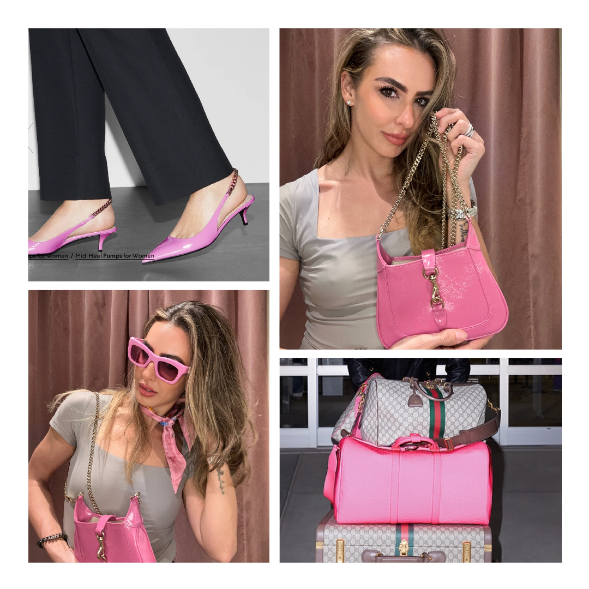 Spring is feeling very PINK and I am here for it!!! Collection of some favorite Gucci pieces for daily use and travel with pops of pink neon. Jackie bag and iconic GG duffel 

#LTKworkwear #LTKSeasonal #LTKitbag