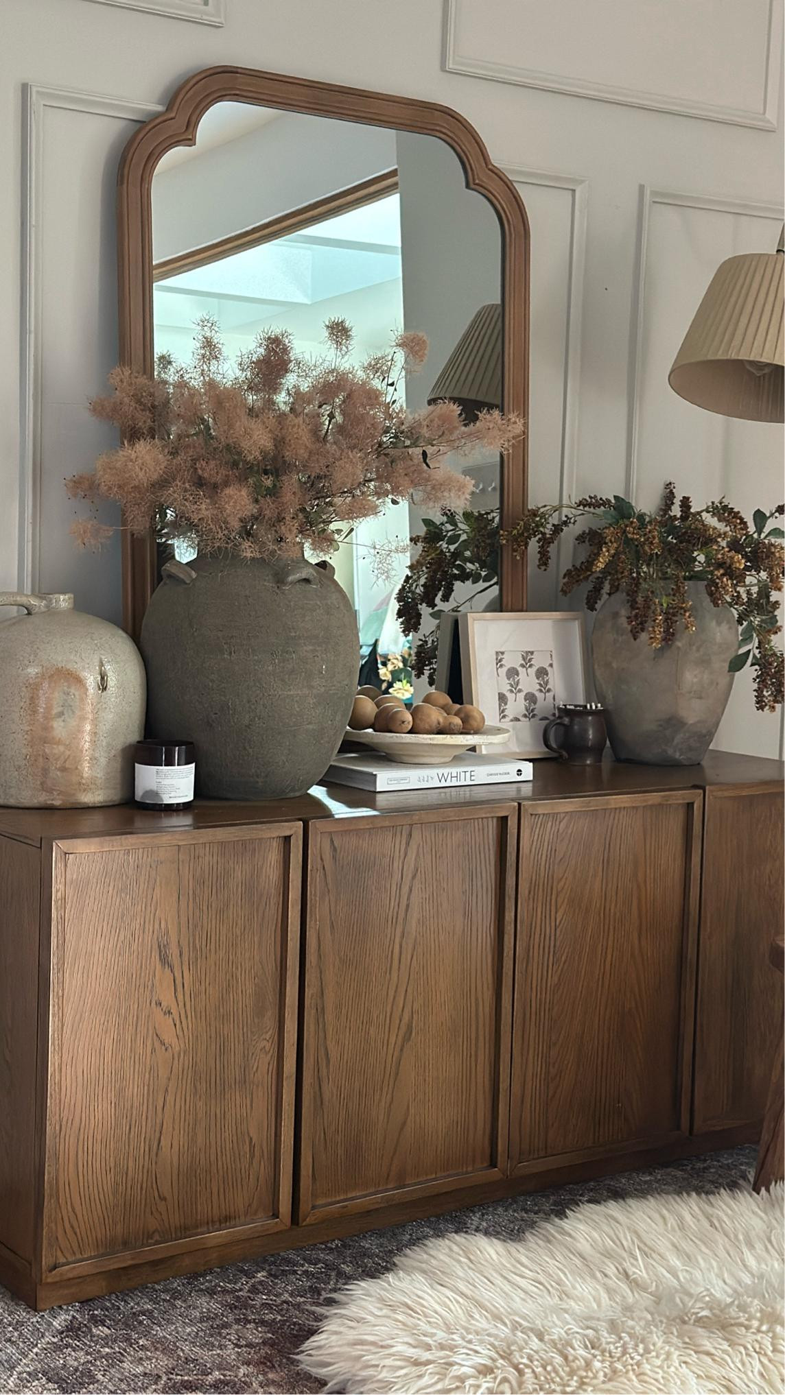 Cozy winter console styling tips! With storage!! 

#LTKHome #LTKSaleAlert #LTKStyleTip