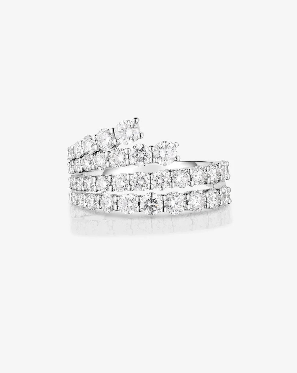 Fanned Diamond Statement Ring | Ring Concierge