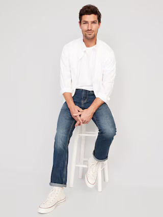 Wow Straight Non-Stretch Jeans for Men | Old Navy (US)
