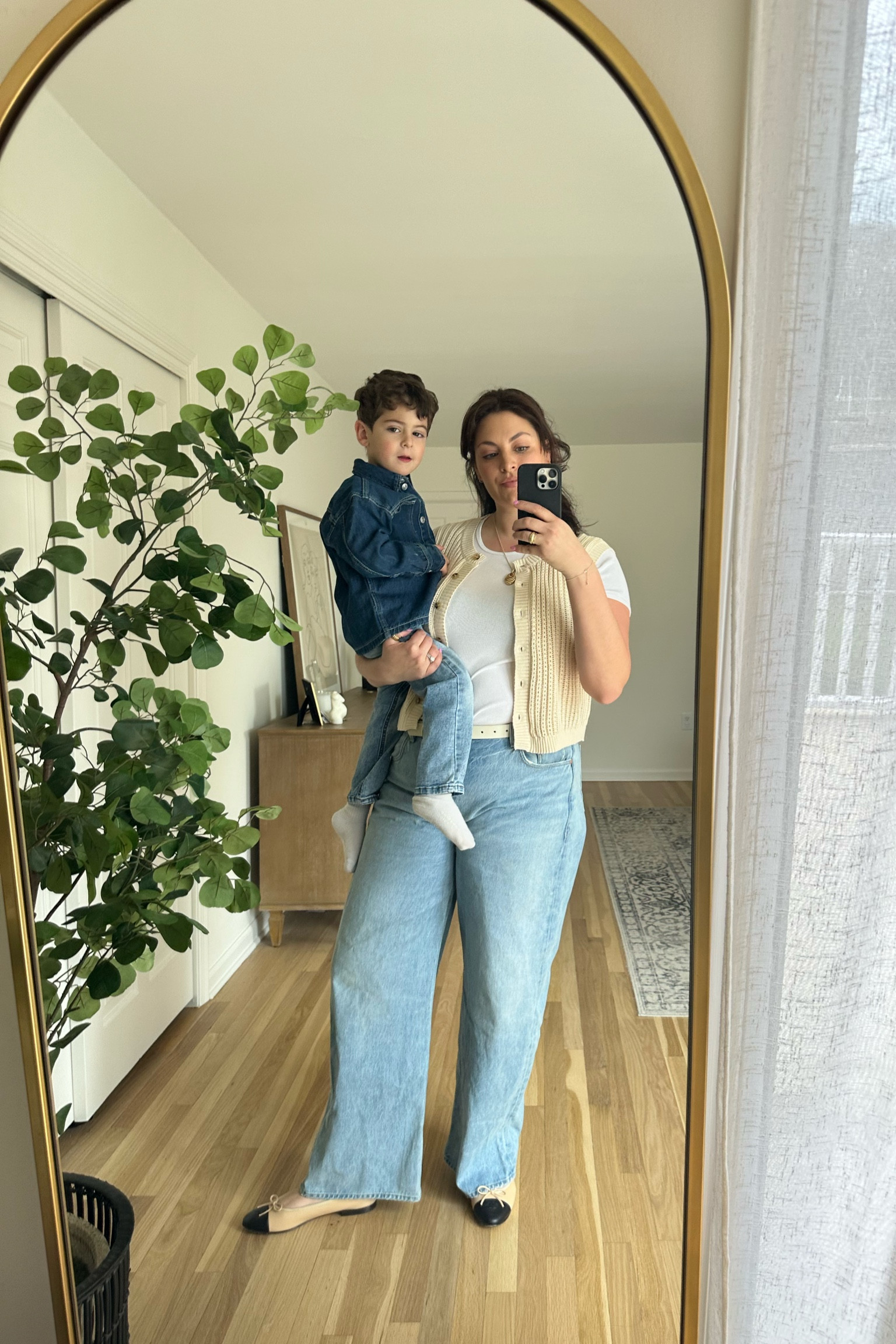 Love this vest for spring and summer! Also Nikolas in double denim is just too cute 🥹

#LTKfamily #LTKmidsize #LTKSeasonal