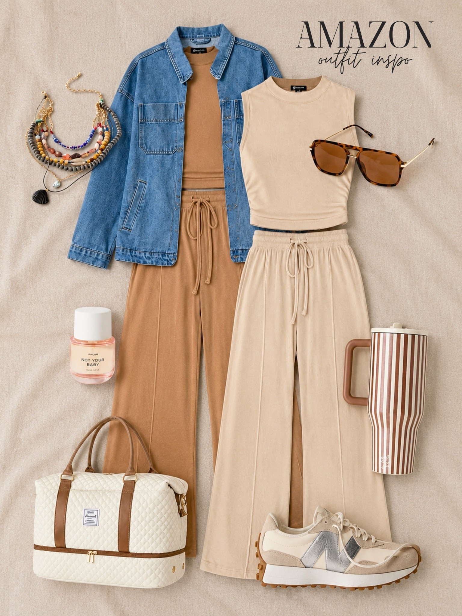 Chic lounge // travel outfit inspo that is comfy but looks so put together 🙌🏼

#LTKootd #LTKTravel #LTKgrwm