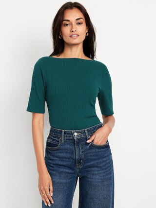 Ribbed T-Shirt | Old Navy (US)