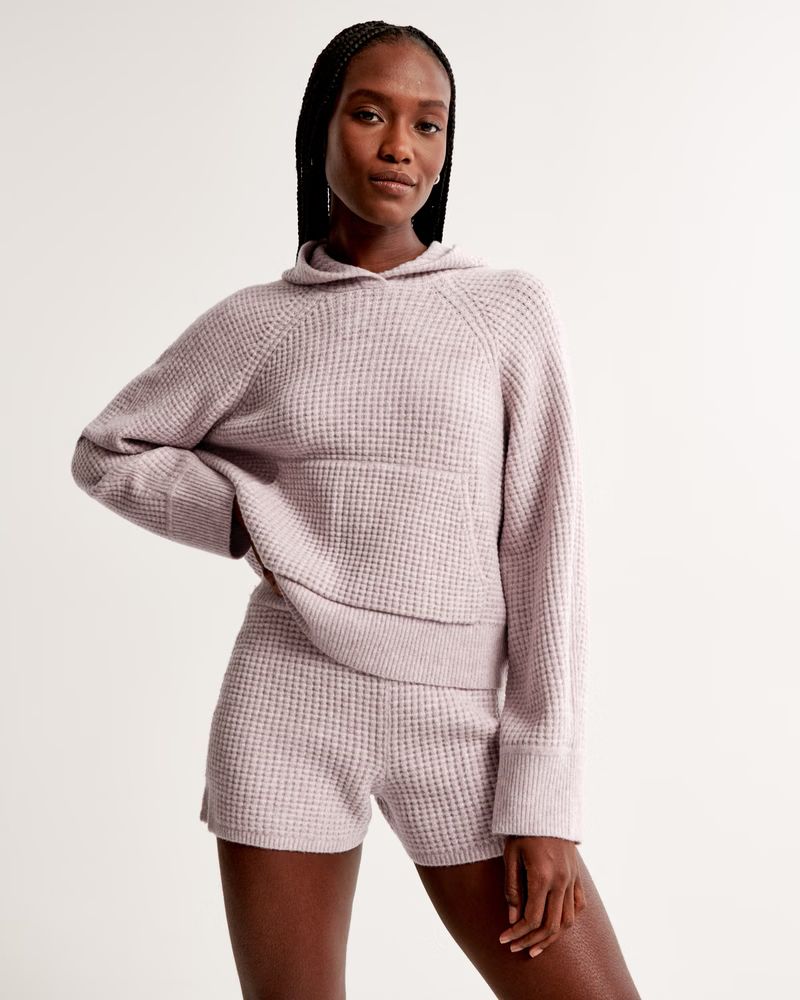 Lounge Waffle Sweater Short | Abercrombie & Fitch (US)