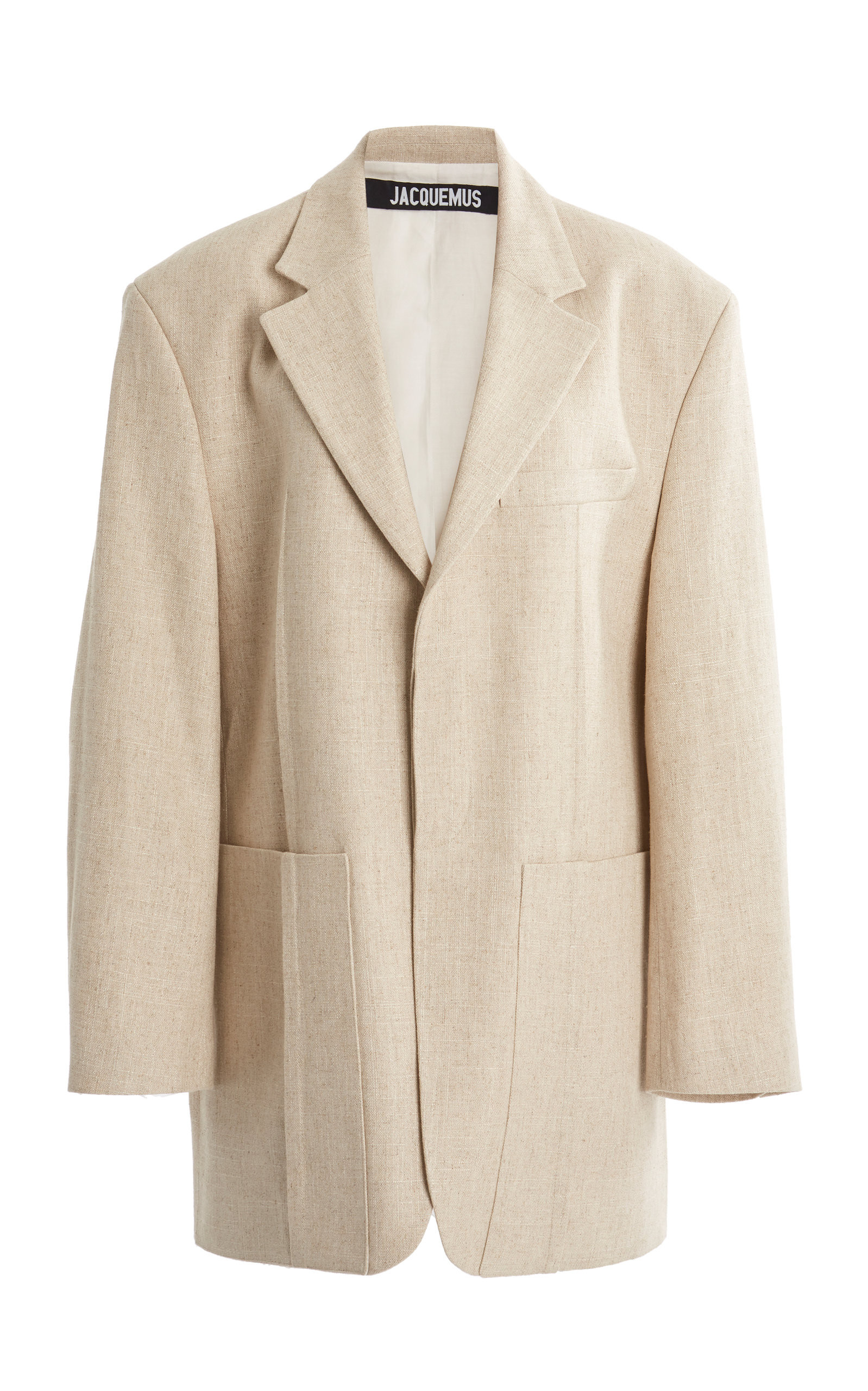 Jacquemus Oversized Linen-Blend Blazer | Moda Operandi Global