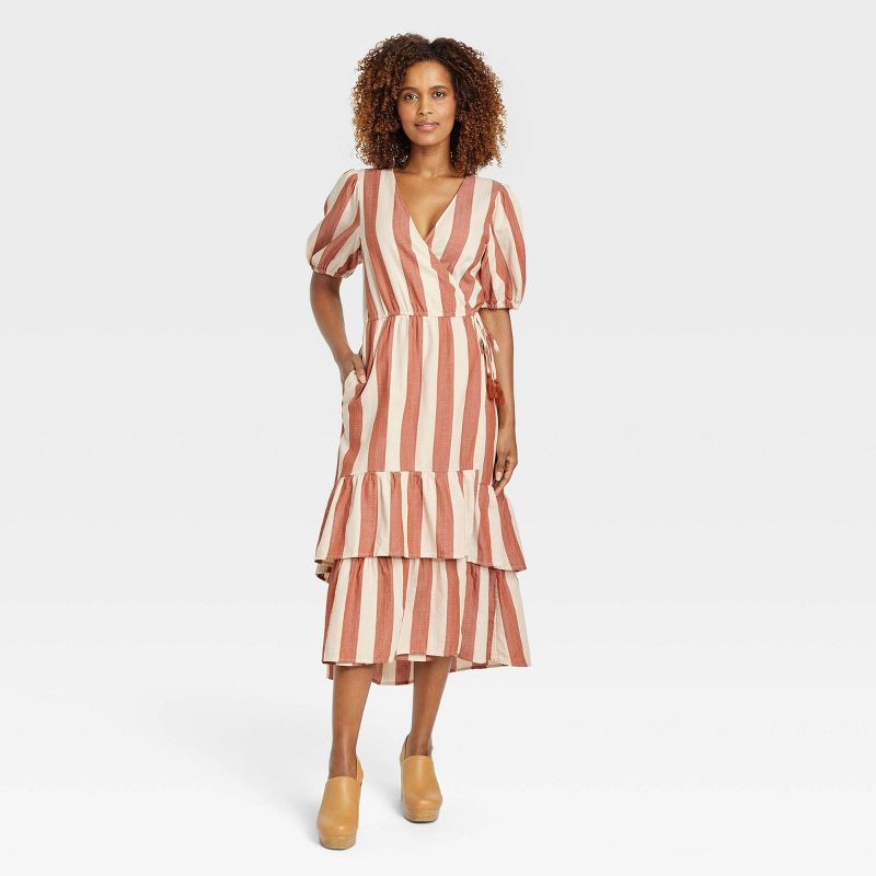 Women's Short Sleeve Wrap Dress - Knox Rose™ | Target