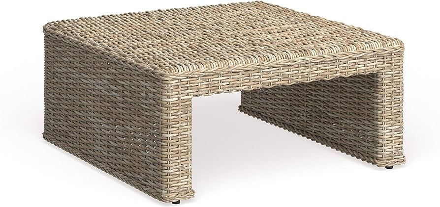 Safavieh Home Collection Persis Natural Wicker Coffee Table | Amazon (US)