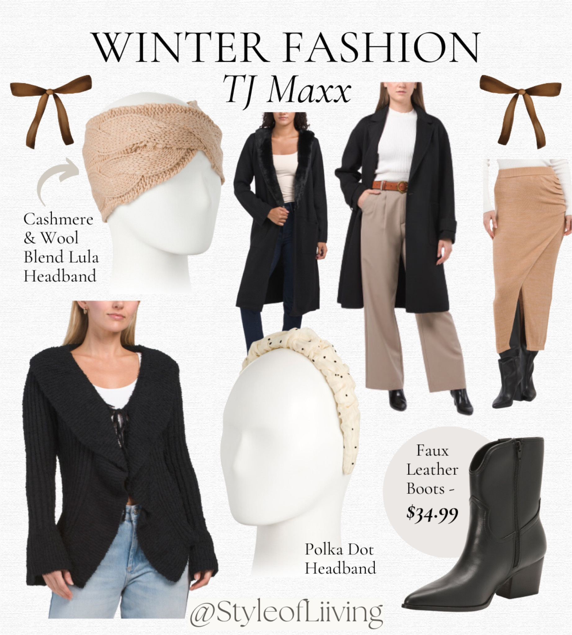 Winter women’s fashion! TJ Maxx. Sweaters, cardigans, coats, headbands, boots, sweater skirts.

#LTKStyleTip #LTKSeasonal #LTKWorkwear