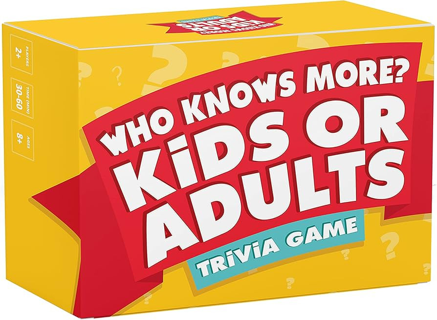 Who Knows More? Kids or Adults, The Ultimate Trivia Game for Kids, Teens and Adults - A Fun Famil... | Amazon (US)