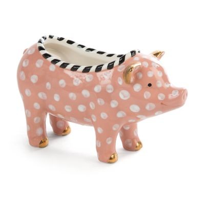 MacKenzie-Childs Polka Dot Pig | MacKenzie-Childs