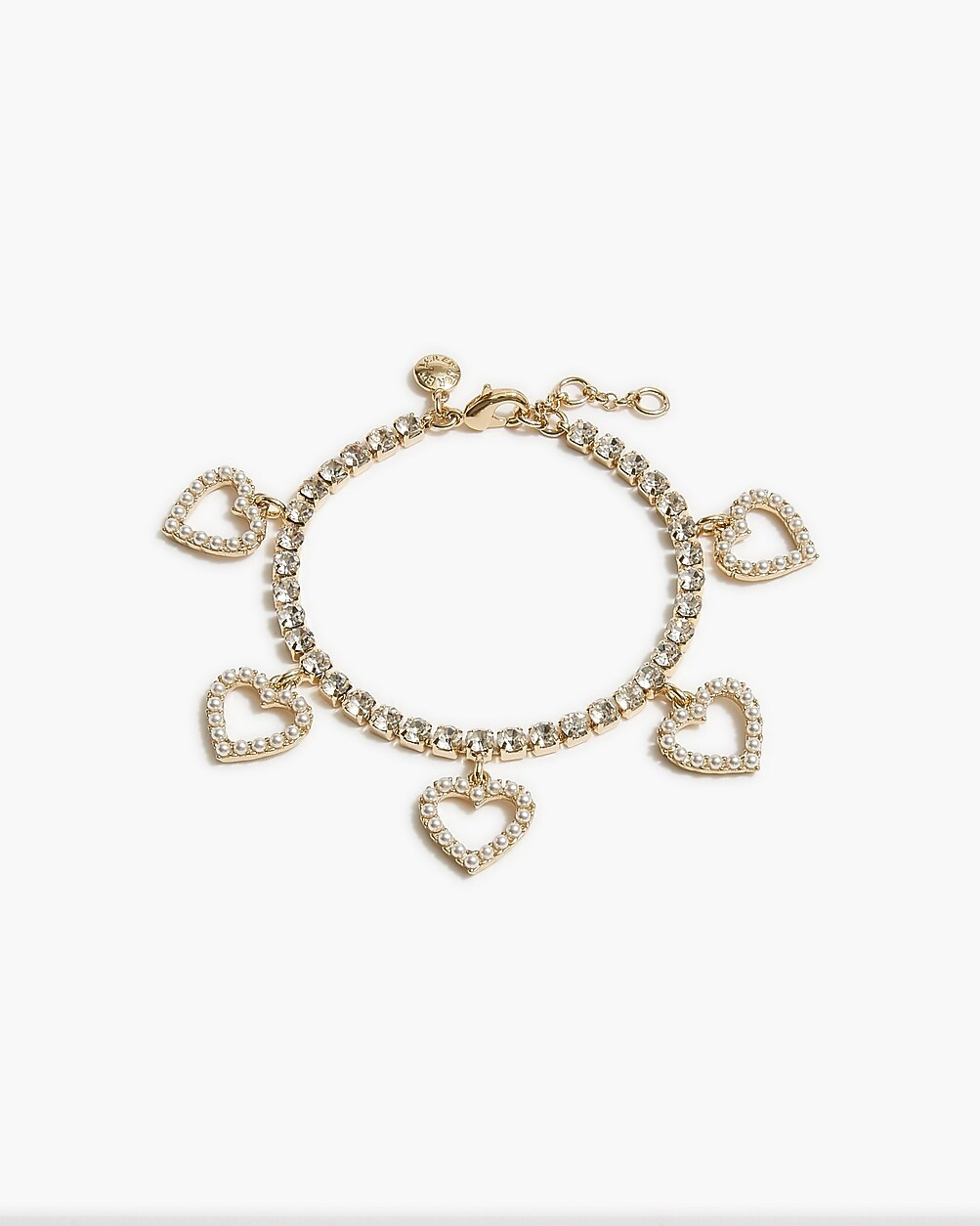Crystal heart bracelet | J.Crew Factory