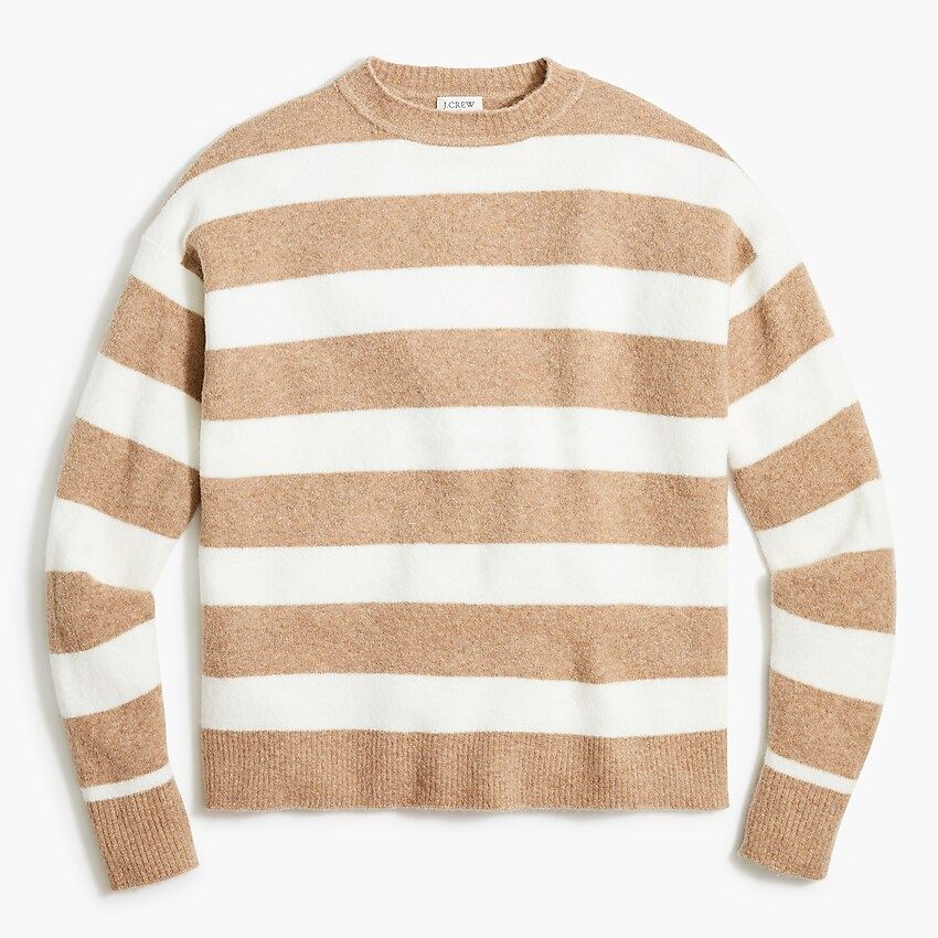 Boxy mockneck sweater in extra-soft yarn | J.Crew Factory
