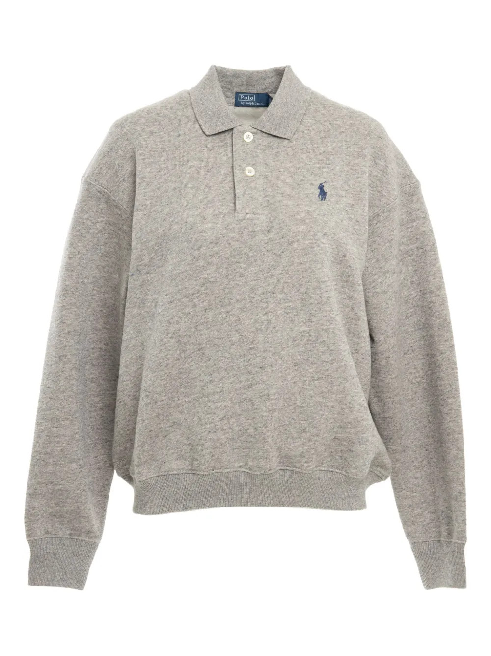 Polo Ralph Lauren long-sleeve Polo Shirt | Grey | FARFETCH | Farfetch Global