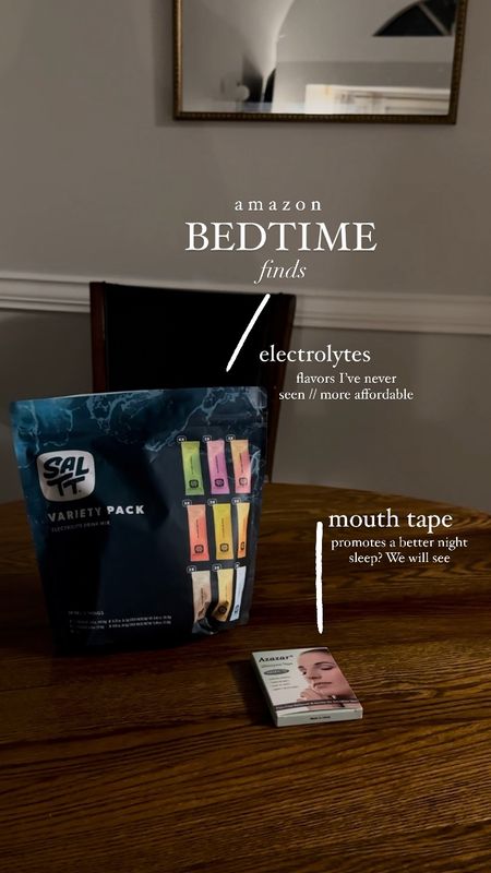 Amazon bedtime finds 
Electrolytes 
Mouth tape 

#LTKbeauty #LTKfindsunder50 #LTKhome